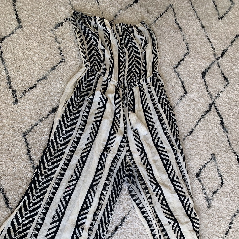 Strapless jumpsuit